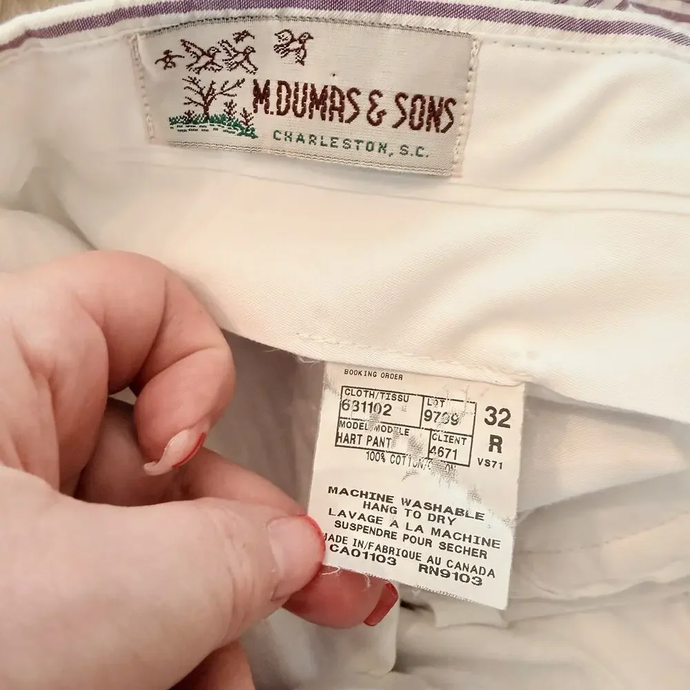 Jack Victor Mens 32x30 Seersucker Dress Pants Purple Stripe Kentucky Derby prep
